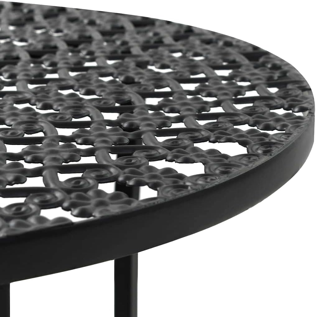Vintage-Stil Bistrotisch mit Ablage Rund Metall Stehtisch Bartisch Gartentisch Esstisch Einfacher Zu