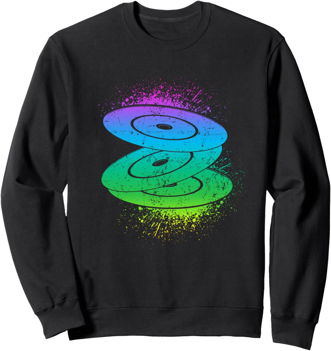 Vinly Plattenspieler Schallplatte Sweatshirt