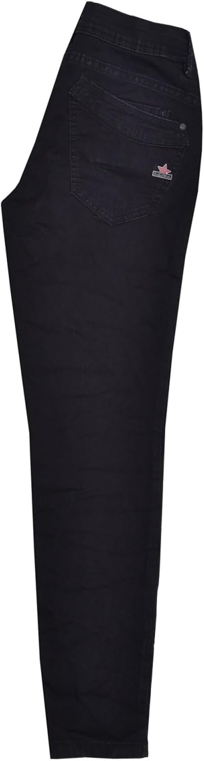 Buena Vista Damen Jeans Malibu Sweat Denim XS Schwarz, XS Schwarz