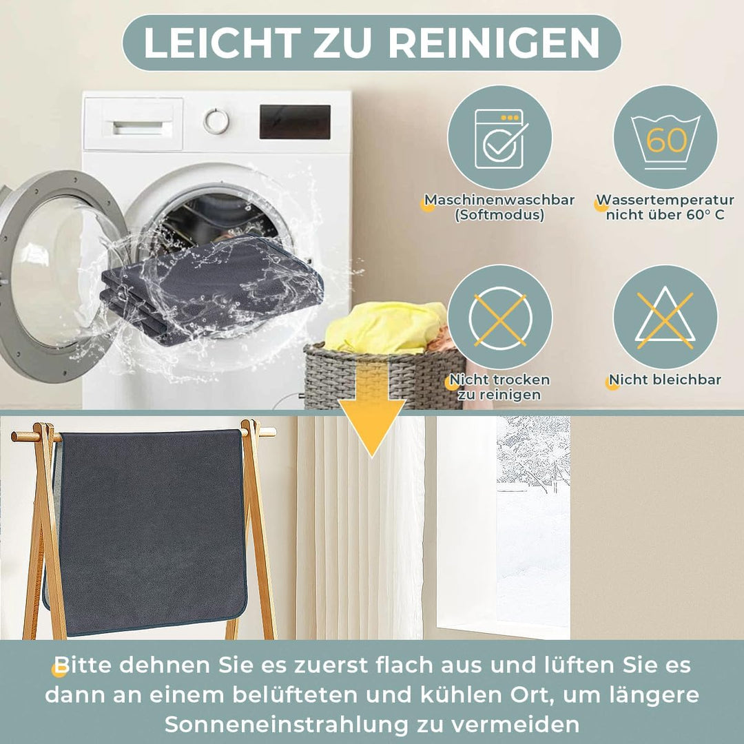 Welpen Unterlagen 2 Stück 41 x 61 cm Inkontinenzunterlage Waschbar PIPI Pads für Meerschweinchen Hun