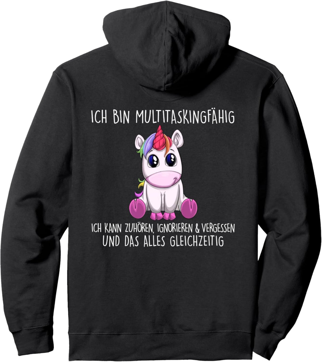 ich bin multitasking fähig ich kann zuhören ignorieren Pullover Hoodie