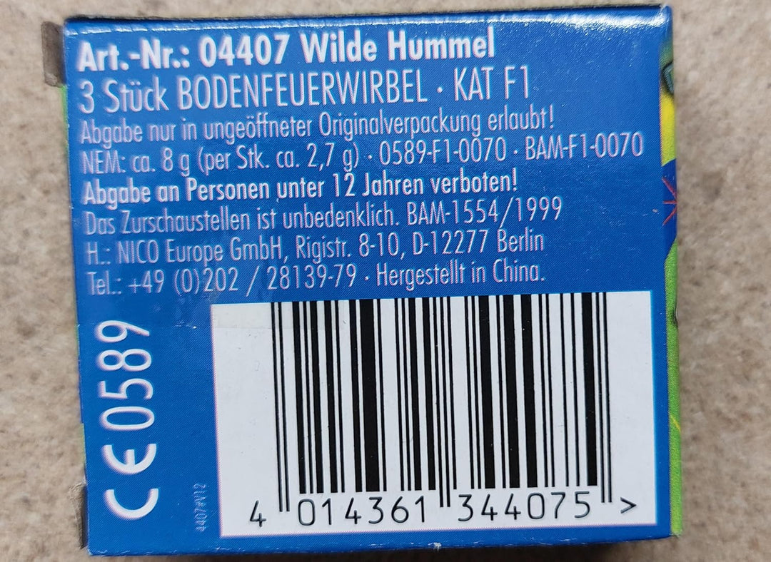 "Wilde Hummel" - 18 x 3 Stück/Schachtel