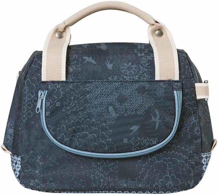 Basil Bohème Citybag KF – Lenkertasche – wasserabweisendes Polyester – inkl. KF Adapterplatte – 8 Li