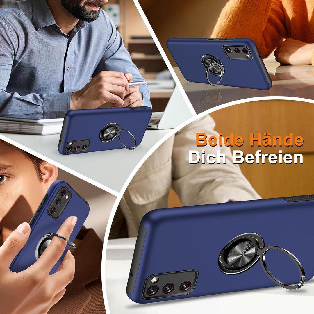 Vaki Handyhülle für Samsung Galaxy S20 FE Hülle mit Schutzfolie, Schutzhülle Galaxy S20 FE Case mit
