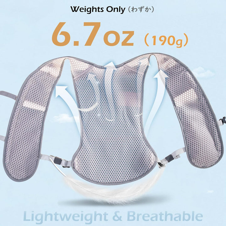 TRIWONDER 5L Ultraleichter Trinkrucksack, Trinkweste, Hydration Pack Fahrradrucksack mit 1.5L Trinkb