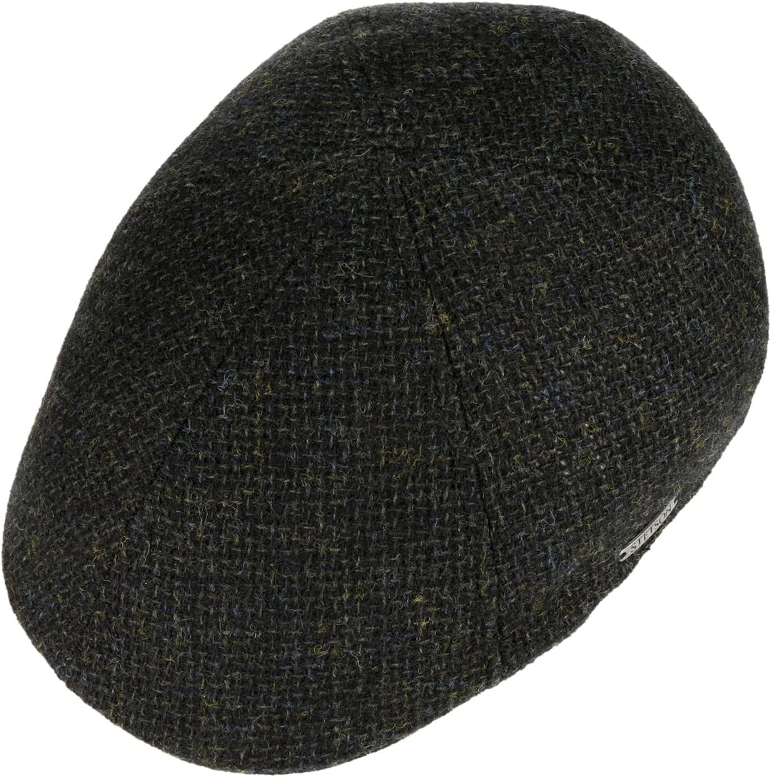 Stetson Texas Classic Wool Flatcap - Schiebermütze Herren - Herrenmütze mit Baumwollfutter - Schirmm