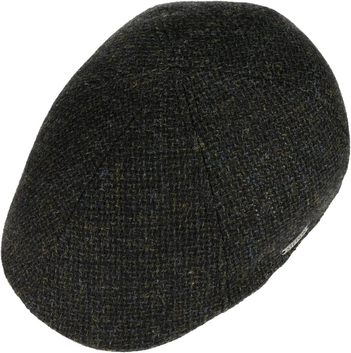 Stetson Texas Classic Wool Flatcap - Schiebermütze Herren - Herrenmütze mit Baumwollfutter - Schirmm