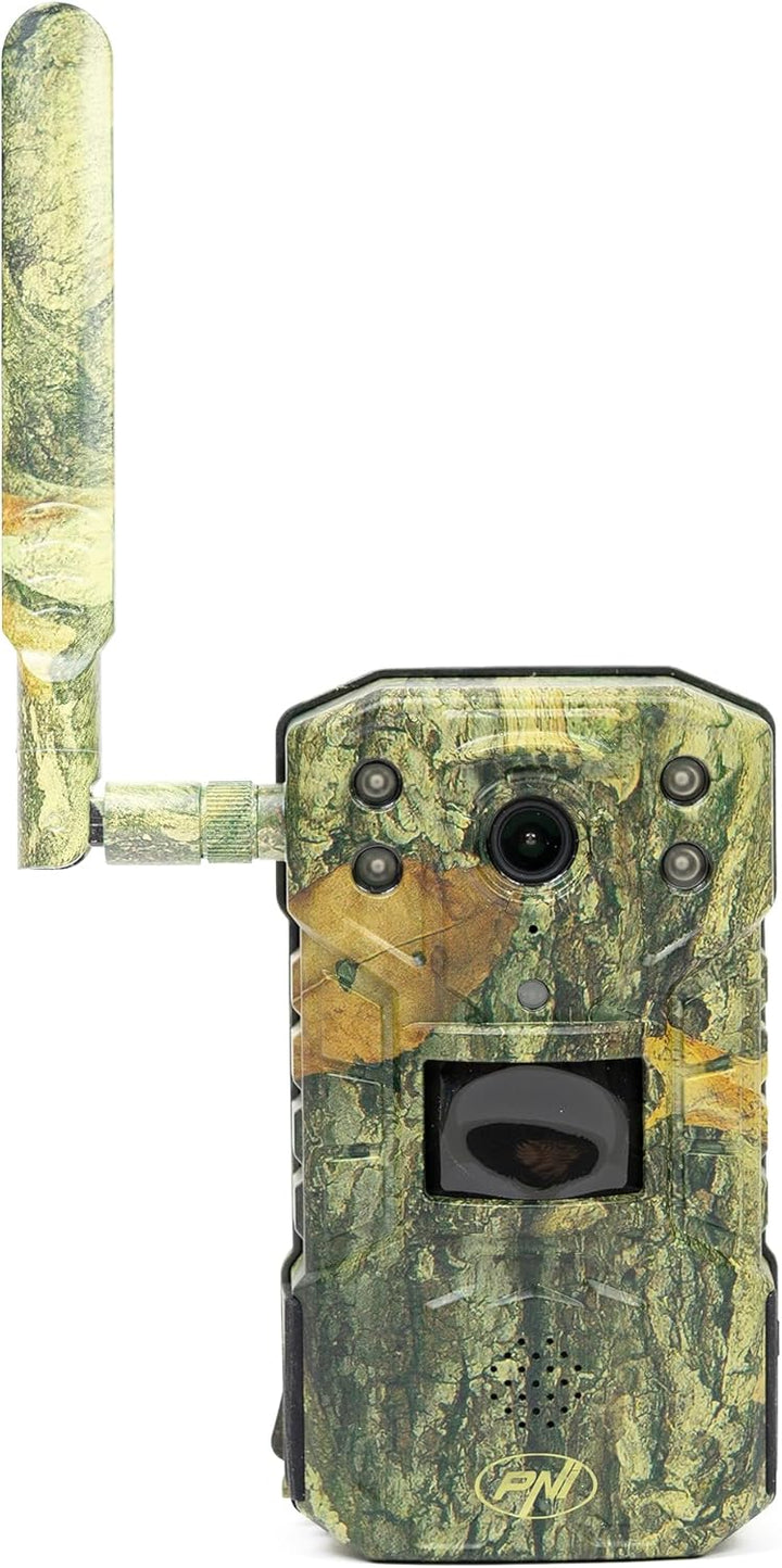 PNI Jagd 250C 4G LTE Trail Kamera mit Cloud-Speicher, 20MP Foto und 1080P Video, Nachtsicht und Bewe