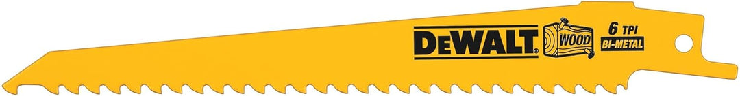 DEWALT DT2359-QZ Cobalt CO-Säbelsägeblatt 152 Holz mit Nägeln, PVC (5 St.)