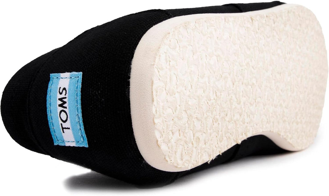 TOMS Herren Alpargata Core Flache Slipper 41 EU Schwarz Weiss, 41 EU Schwarz Weiß