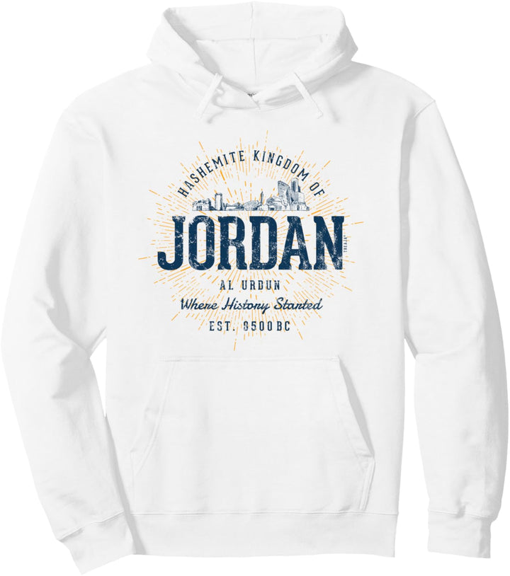 Retro Stil Vintage Jordanien Pullover Hoodie