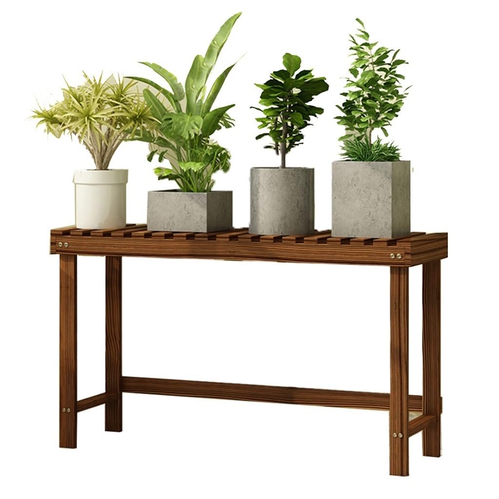 Pflanzenregale Garten Stufenhölzerner Blumenständer Balkongrünpflanzenständer Wohnzimmerblumentopfst
