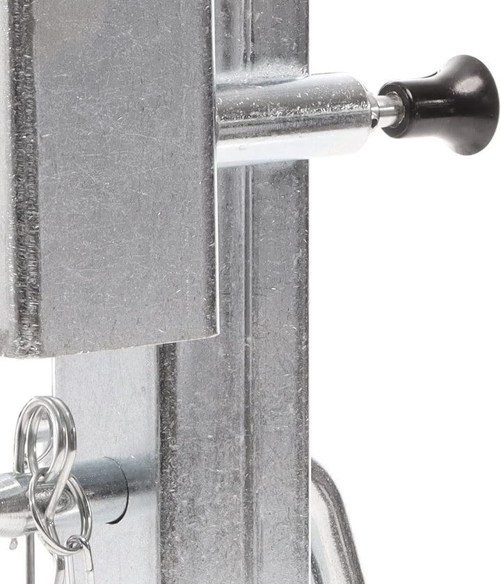XPOtool 2X Stützfuss 350 mm Schwenkstütze bis 1300 kg aus Stahl für Anhänger inkl. Befestigungsmater