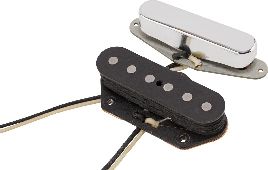 Fender® »SHAW HOT 50'S TELECASTER® PICKUP SET« Tele Tonabnehmer Set - Farbe: Schwarz/Chrom