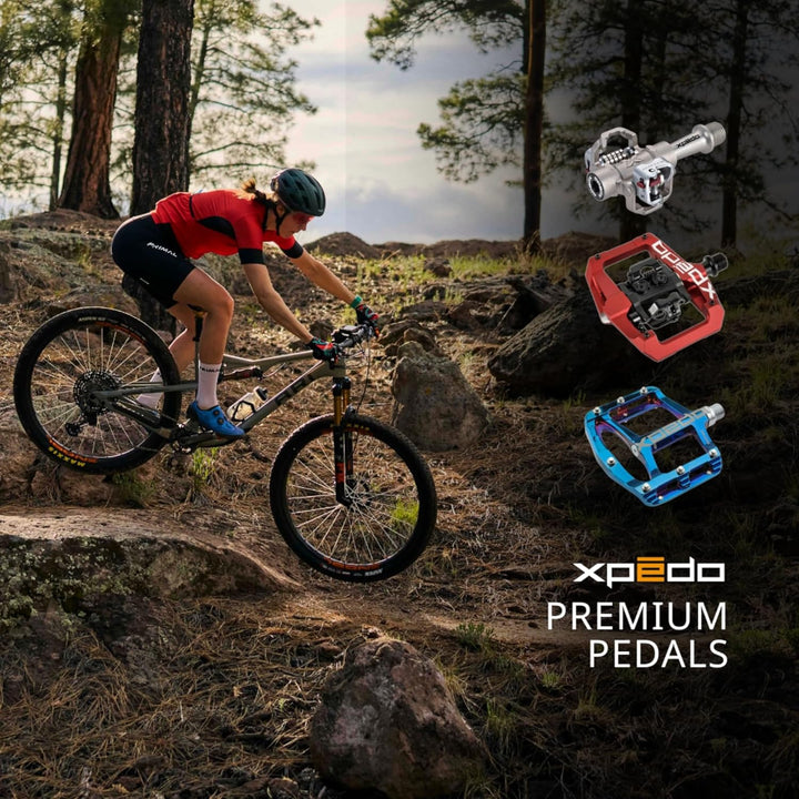 Xpedo Unisex – Erwachsene Spry Pedal Einheitsgrösse Schwarz, Einheitsgrösse Schwarz