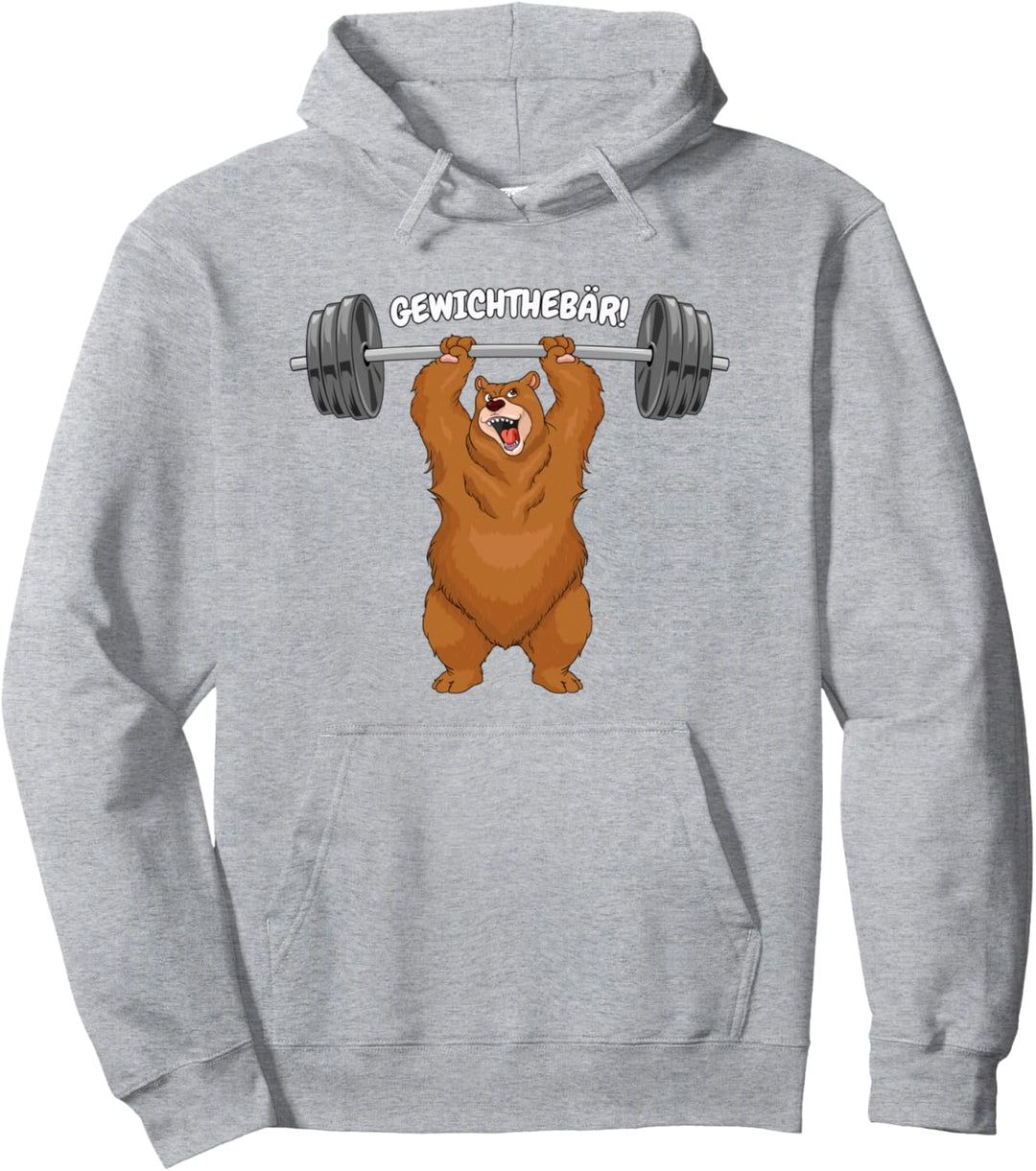 Gewichthebär Shirt lustiges Gewichtheber Kraftsport Pullover Hoodie