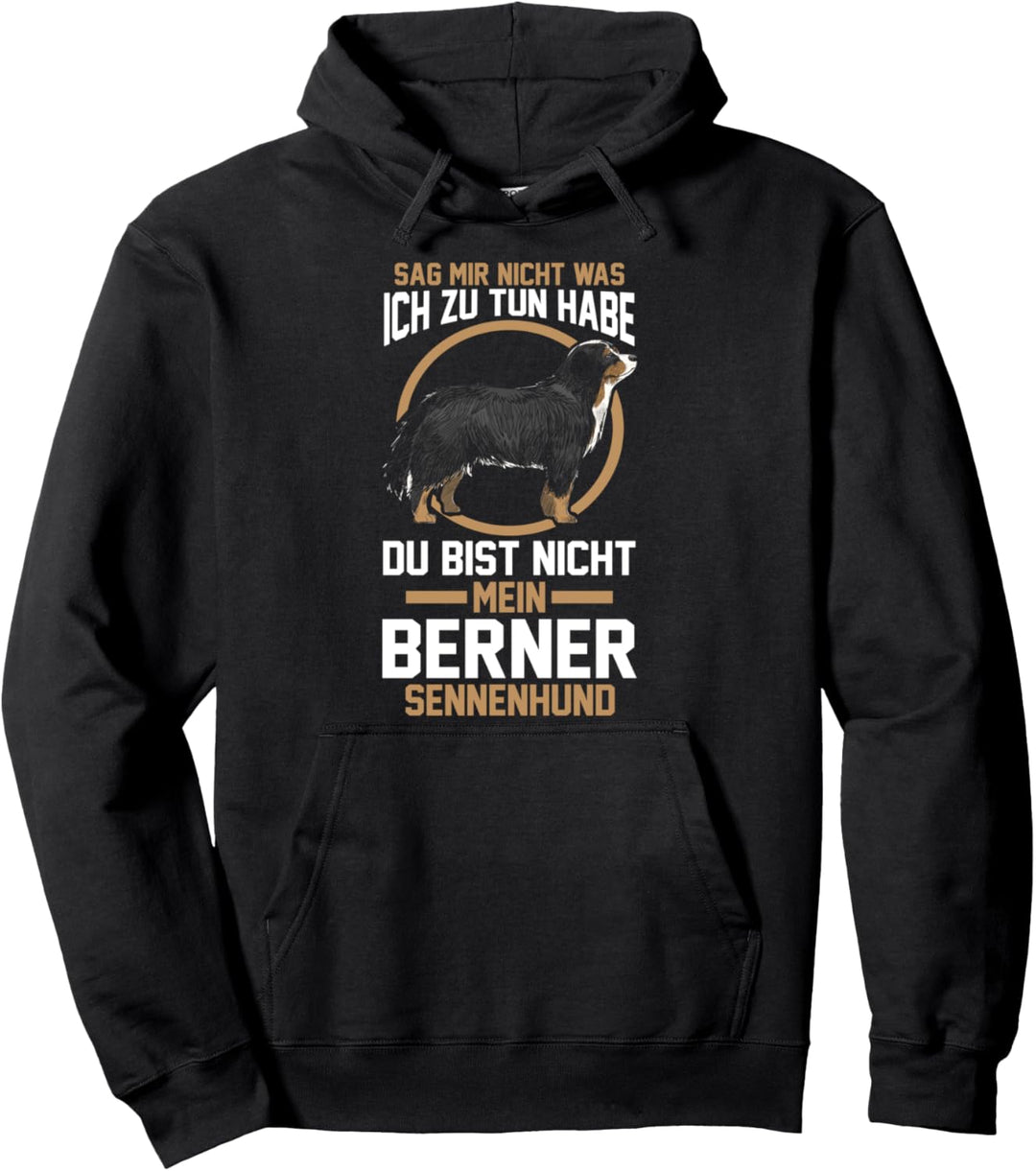 Hunde Hundebesitzer Berner Sennenhund Pullover Hoodie