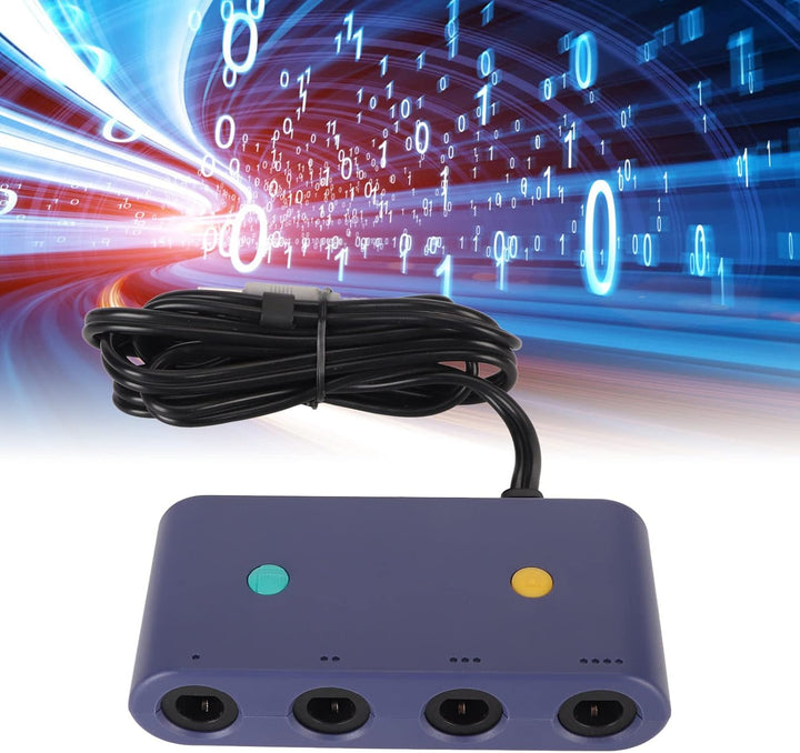 Controller Adapter für Game Cube, 3 in 1 Game Controller Konverter für Wiiu, PC, Switch, Unterstützt