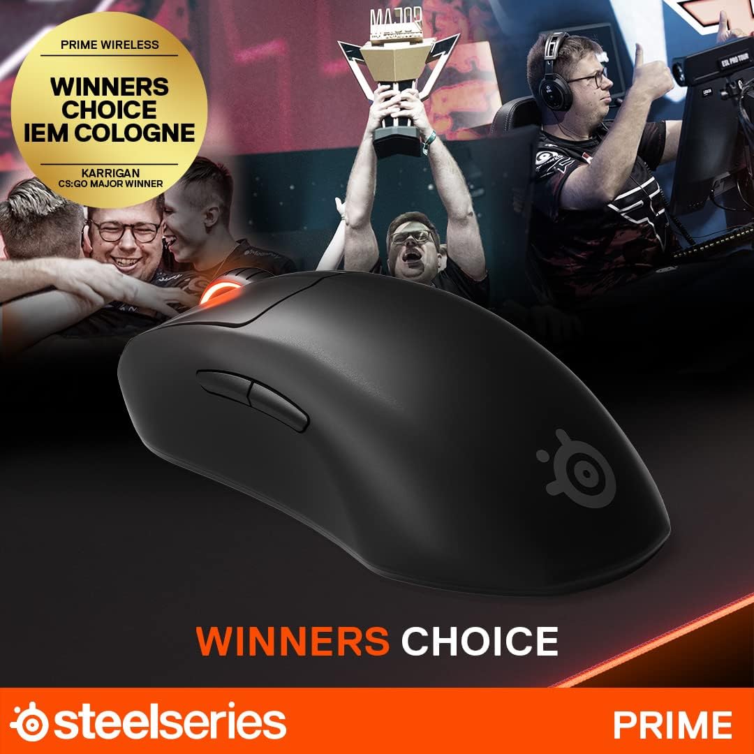 SteelSeries Prime - Esports Leistung Gaming-Maus - TrueMove Pro Optical Sensor mit 18.000 CPI - Magn