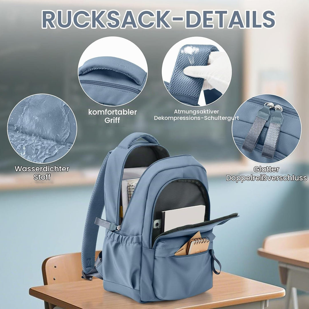Schulrucksack Teenager Mädchen Rucksack Schule Jungen Schultasche Schulrucksack für College Rucksack