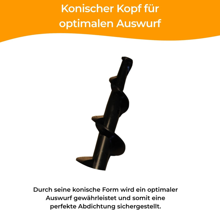 QUICKJOINT Schnecke – Edelstahl und Kunststoff, Sechskantkopf, UNC 5 mm Gewinde, Zubehör für Schnell