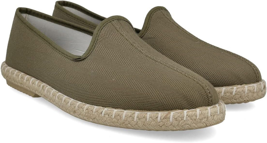 PAYMA - Herren Espadrilles Sommerpantoffeln aus Canvas. Sommerschuhe Segeltuch. Freizeitschuhe. Bras