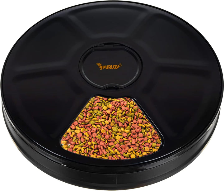 Futterautomat für Haustiere 6 Kammern Futternapf zeitgesteuert 20759