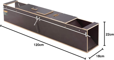Marderfalle 120cm inkl Lockmittel Holzfalle Lebendfalle Kastenfalle Tierfalle Marderabwehr Falle