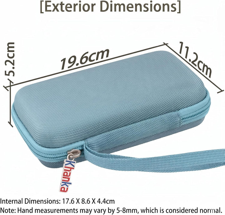 Khanka (Nur Tasche) Hartschalen-Tragetasche für Anker Power Bank 20000mAh tragbares Ladegerät mit ei