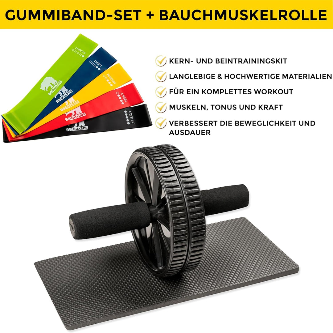 Komplett Set für Suspensionstraining mit schlingentrainer für zuhause (inkl. deckenhalterung), bauch