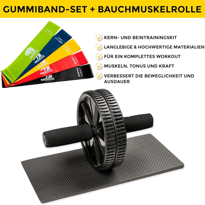 Komplett Set für Suspensionstraining mit schlingentrainer für zuhause (inkl. deckenhalterung), bauch