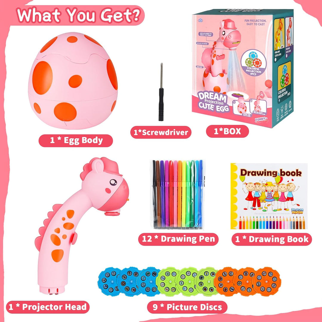 Zeichenprojektor für Kinder Maltafel Zaubertafel, KETIEE Projektor verfolgen und zeichnen Toy Kinder