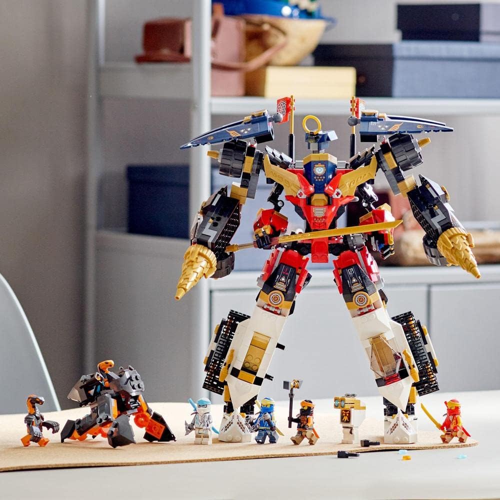 LEGO 71765 NINJAGO Ultrakombi-Ninja-Mech, 4-in-1-Spielzeug ab 9 Jahren mit Spielzeugauto, Jet und Pa