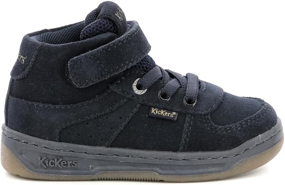 Kickers Unisex Kinder Kickalien Sneaker 20 EU Blu Marine, 20 EU Blu Marine