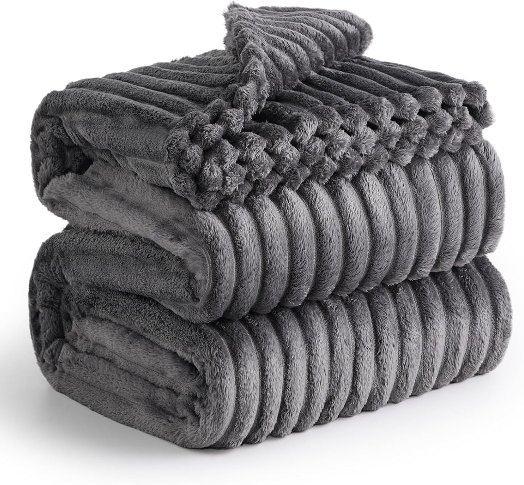 Bedsure Kuscheldecke Flauschig Decke Fleecedecke – Weiche Warme Grobe Korddecke Gemütlicher Sofadeck