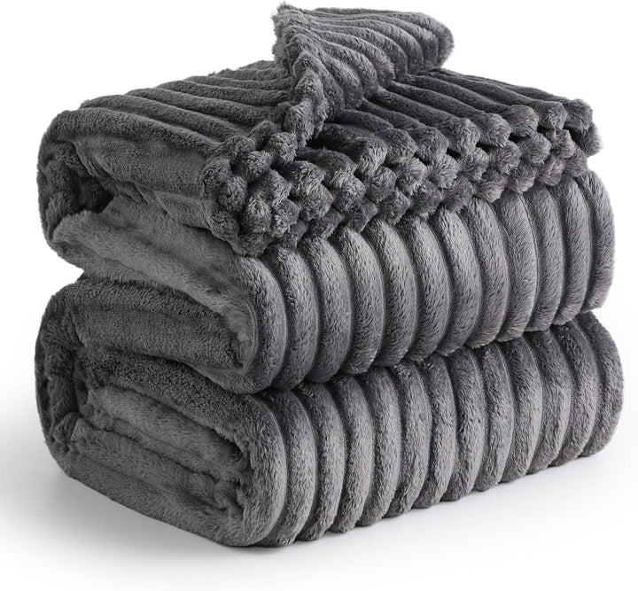 Bedsure Kuscheldecke Flauschig Decke Fleecedecke – Weiche Warme Grobe Korddecke Gemütlicher Sofadeck