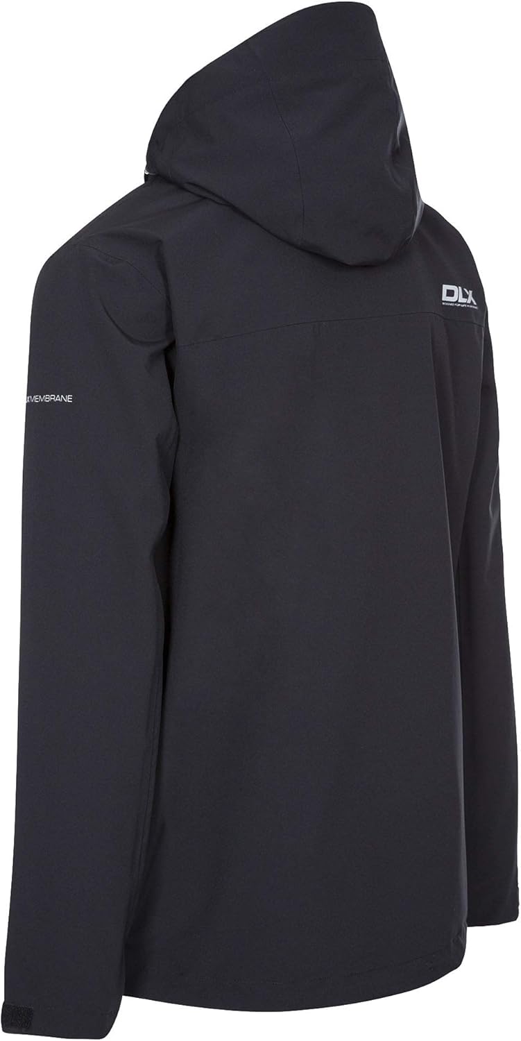Trespass Herren Oswalt Jacke XXS Schwarz, XXS Schwarz