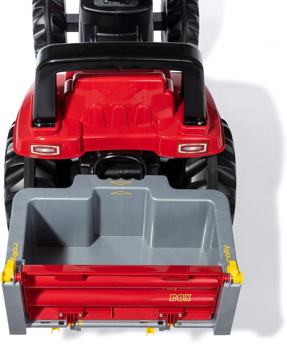 Rolly Toys 408894 rollyBox mit Milchkannen Transportmulde für Trettraktor (3-10 Jahre, Mulde kippbar