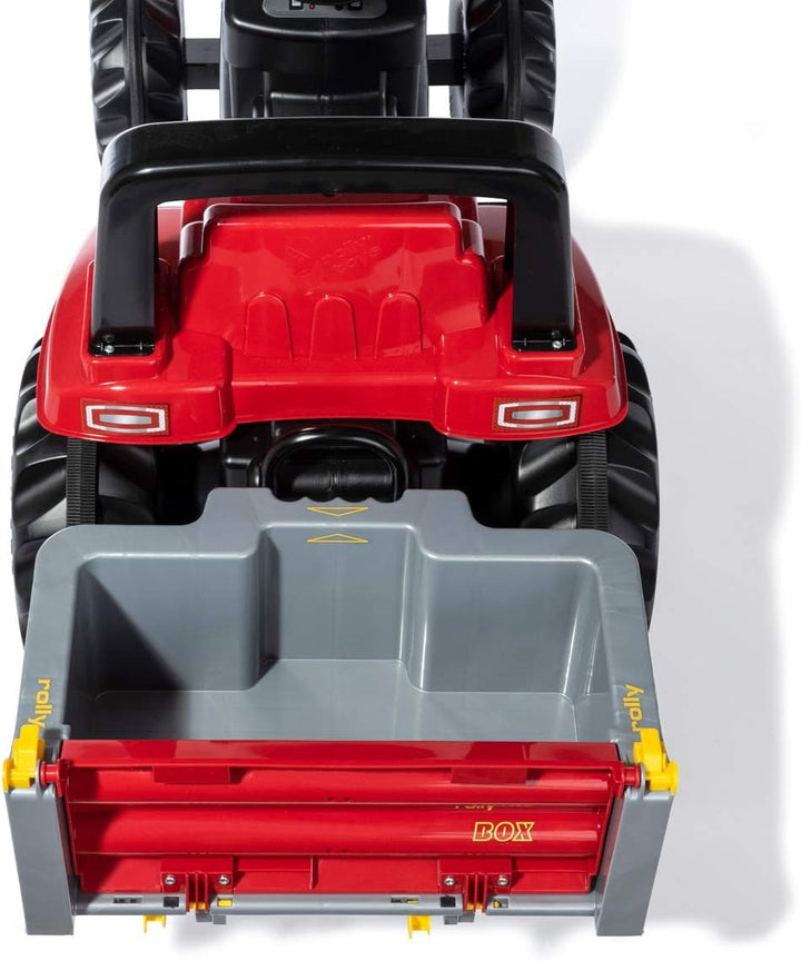 Rolly Toys 408894 rollyBox mit Milchkannen Transportmulde für Trettraktor (3-10 Jahre, Mulde kippbar