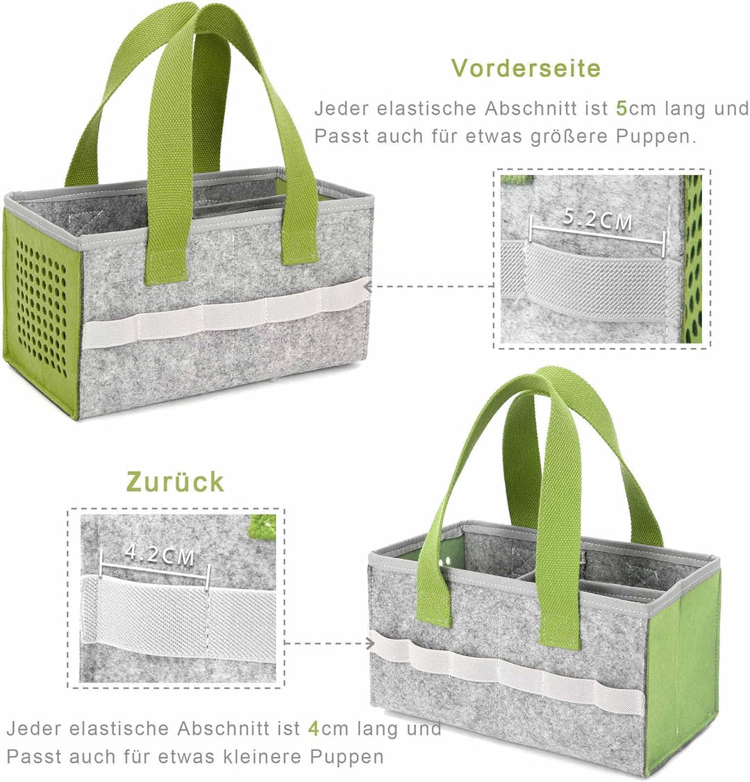 LuckySign - Musikbox Tasche für Toniebox Tragbar Toniebox Transporttasche für Figuren und Box samt Z