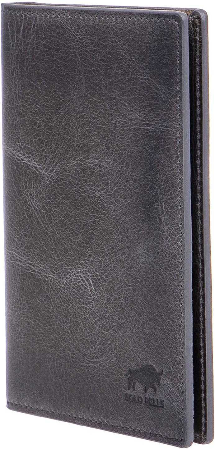 Solo Pelle Impfpasshülle, Reisepasshülle, Echtleder Passhülle, Schutzhülle Tasche für Kreditkarten D