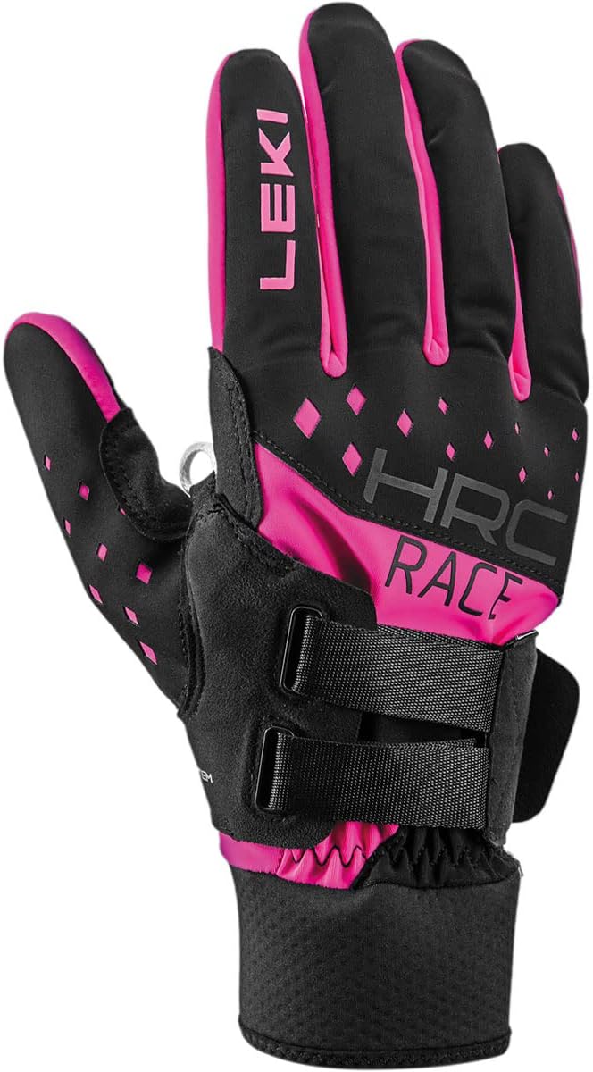 LEKI HRC Race Shark Handschuhe 6.5 Black - Pink, 6.5 Black - Pink