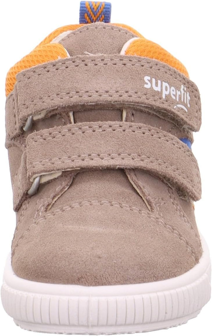 Superfit Mädchen Moppy Sneaker 19 EU Beige Orange 4000, 19 EU Beige Orange 4000