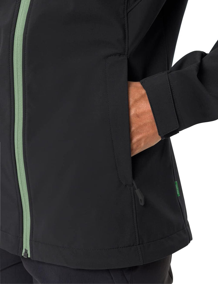VAUDE Jacken Women's Hurricane Jacket IV 36 black/green, 36 black/green