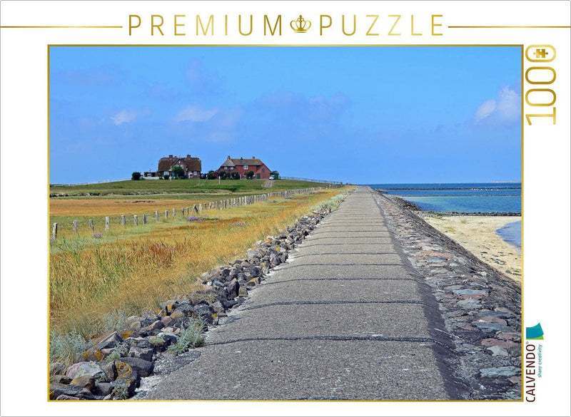 CALVENDO Puzzle Hallig Hooge 1000 Teile Lege-Grösse 64 x 48 cm Foto-Puzzle Bild von Sarnade, 1000 Te