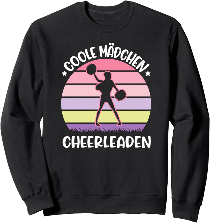 Frauen Cheerleader Damen, Coole Mädchen Cheerleaden Sweatshirt