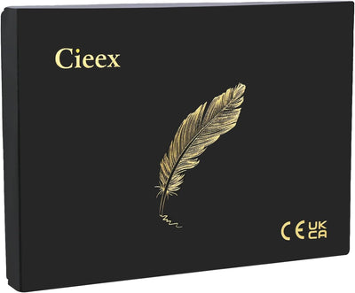 Cieex Schreibfeder Kalligraphie Feder, Handgemachte Dip Pen, Vintage Federkiel Dip Quill Pen Writing