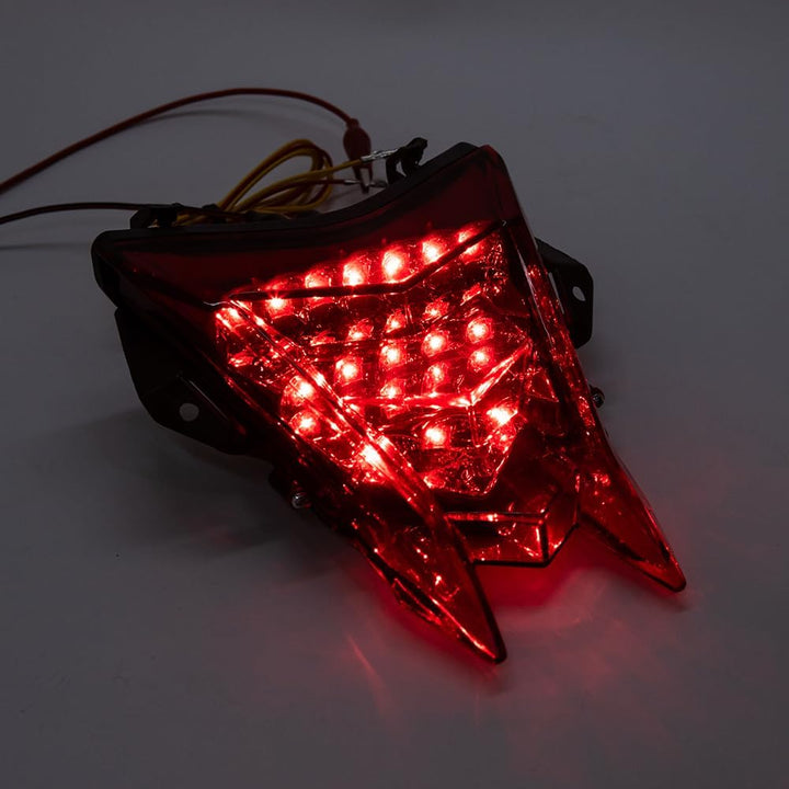 12V Motorrad Rücklicht LED Bremslicht Kennzeichenbeleuchtung Rotlicht Kompatibel mit HP4 S1000R S100