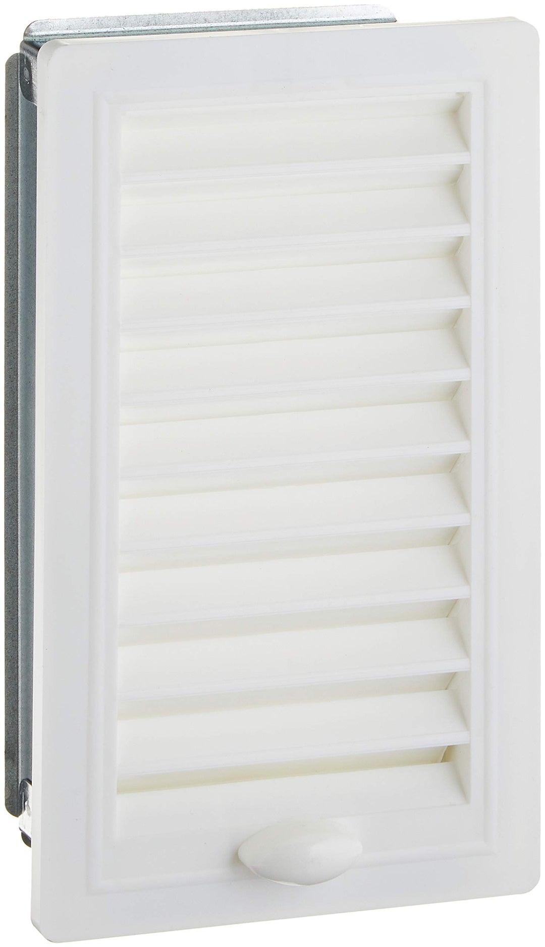 Upmann Lueftungsgitter Kunstst. 10x21 verstellbar mit Einbaur. weiss, 1 Stück, 50142