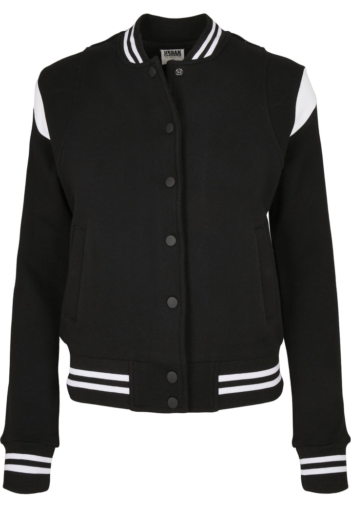 Urban Classics Ladies Jacke Ladies 2-tone College Sweatjacket, Jacke für Frauen im College Look, Grö